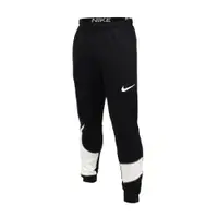 在飛比找松果購物優惠-NIKE 男運動長褲-休閒 運動 DRI-FIT 黑白 (8