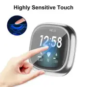 For Fitbit Versa 2/ 3/ 4 / Sense 2/1 Watch Screen Protector Full Soft TPU Case