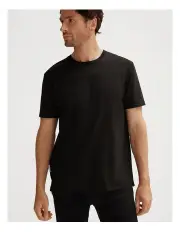 [Trenery] Organic Cotton T-shirt in Black