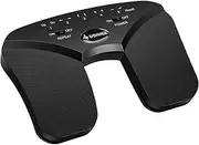 Donner Wireless Page Turner Pedal, Rechargeable Music Page Turner foot pedal for Tablets Phone, Black