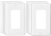 Decorative Light Switch or Receptacle Outlet Wall Plate Cover 1-Gang Electric...