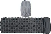 Baxnore Polyester Camping Sleeping Pad, Damp Proof Inflatable Sleeping Mat, Inflatable Sleeping Pad, Outdoor Sleeping Mattress for Backpacking