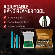 New Adjustable Hand Reamer 20 Pcs Set HV TO H16 Sizes (1/4 " to 2.7/32") AU