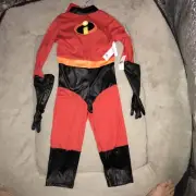 Disney Boys Incredibles 2 Dash (4 Piece) Halloween Costume Size 3 NWT