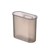 3Pcs Wall-Mounted Bathroom Storage Box Toothbrush Toothpaste Holders Transparent Cosmetic Storage Box Washing Table Free Punching