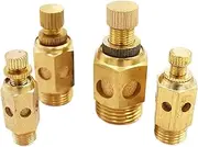 DJDLFA Sll Pneumatic Brass Exhaust Muffler Throttle Type 1/8" 1/4" 3/8" 1/2" BSP Silencer Fitting Noise Filter Reducer copper Connector(1/8")