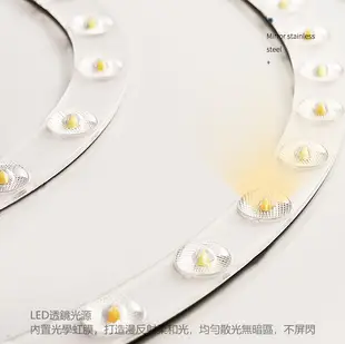 新款正方形客廳燈 led水晶燈 吸頂燈 臥室燈 樓道燈 42CM 單色光 走廊燈 家用現代簡約餐廳燈 (7.8折)
