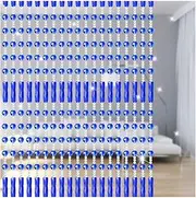 [OKUOKA] Curtains Bead Curtain Rural Crystal Door Curtain Cut Off Decoration Living Room Hanging Curtain, A Variety of Styles Sizes Customizable (Color : B, Size : 90x150cm)