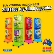 Capsule Toy Vending Machine with 200pcs free capsule -in Stock Melbourne