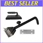 6-Inch Professional Griddle Scraper Set with Replacement Blade & Grill Scrubber