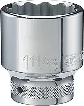 DEWALT 12 PT 3/4IN Drive Socket 1-11/16 SAE