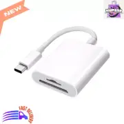 USB-C SD Card Reader for iPhone 15/16, iPad, MacBook, 2 Slots - Plug & Play