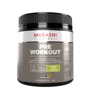 Musashi Pre Workout Lemon Lime 225g