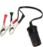 LIGHTAOTAO 12v Car Battery Terminal Clip Lighter Socket Adapter Rated Connects Appliances to Battery Terminals