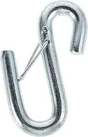 TOPPERFUN Hoisting Hooks Chain Cars Vehicle Tie Down Automobile Hooks Cargo Snap Hook Vehicle Towing Hook Towing Equipment Car Accessories Automotive Towing Hooks Silver Iron