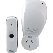 HPM D641/PILR 70M 240V Wireless Door Chime Long Range Bell& Piggy Back Ac