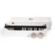 - Storage Box with Tracks for 25 Round Coin Capsules Grips 38-41 mm with INTE...
