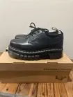 Dr. Martens Women's Audrick 3-Eye Shoe Oxford, Black Nappa Lux, Size 8