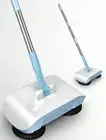 Household Floor Sweeper,Upgrade Hand-Pushed Sweeping Robot With Dustpan, Small B
