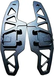 Steering Wheel Boutique And Cool Hollow Trend Paddles Compatible With VW Golf MK7 MK8 Passat B8 Compatible With Tiguan L Touch(Noble grey)