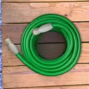 Flexon Featherlite Water Hose 100' Ultra Flexible Hybrid W/ Grip Handle Green