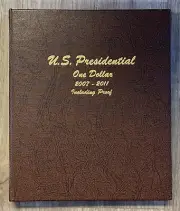 Dansco 8184 Album Presidential Dollars w/ Proofs 2007-2011 Coins UNUSED JBS