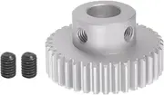 uxcell Step Spur Gear 8mm Bore Gear 35T Mod 1 Aluminum Alloy Motor Gear for RC Car Replacement Parts Accessories Electric Grinder Gearbox Reduction Gear Reducer