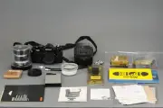 Photo Camera Mint Nikon FE2 with EXTRAS and a L 37 lens ~Osram Flash (C...