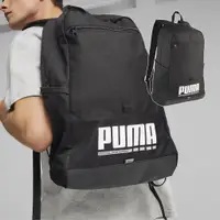 在飛比找蝦皮商城優惠-Puma 包包 Plus 男女 黑 後背包 雙肩包 筆電包 