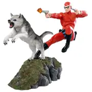 The Phantom - Phantom and Devil Red Suit Statue