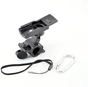 Digicharge GPS Mount for Garmin eTrex 10/20/20x/30/30x/Touch/25/35, Bike/Motorcycle/Cart/Trolley Handlebar Mount, Black, Adjustable, Water Resistant