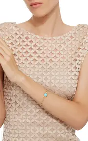 [Monica Rich Kosann] 18K Yellow Gold Locket Bracelet