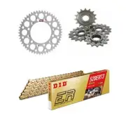 Fits Suzuki RM250K/L/M/N/P/R/S/T/V 1989-1997 DID ERT3 Chain & Renthal Silver Spr
