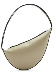 Totême Scoop Leather Shoulder bag - Cream ONE SIZE