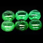 Shola Real 4,94 CT Natural Green Tsavorite/Tsavolith Garnet 6 Piece Kenya