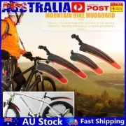 2x MTB Bicycle Splash Fender Guard Rear Front Mudguard for 20-26 inch Bike AU