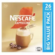 Nescafe Cafe Menu Cappuccino 26 Pack x 3