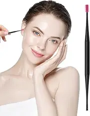Double Head Ear Spoon, Silicone Ear Spoon | Ear Eyebrow Removal Cleaning | In-Ear Massage Scraper Cleaning Tool, Comfortable Experience for Families, Love