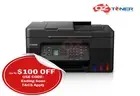 Canon PIXMA G4670 MegaTank 4-in-1 Multifunction Printer+ADF BLACK
