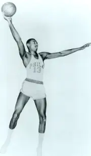 PHILADELPHIA WARRIORS 8X10 PHOTO WILT CHAMBERLAIN NBA BASKETBALL