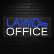 Law Office Neon Sign for Retail Displays | LED Flex Neon | 30"W x 12"H x 1"D
