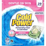 Cold Power Laundry Capsules Sensitive 29 pack