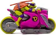 TEENAGE MUTANT NINJA TMNT Backflip Riders Donnie Turtles Backflip Motorcycle Toy with Rise Function and Headlights from 5 Years
