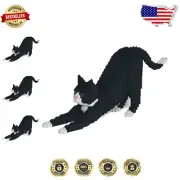 Creative Tuxedo Cat Building Set | 1420+ Interlocking Blocks for Ages 14+