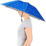 massmall Umbrella Hat UV Protection Umbrella Hats for Women Men Hands Free Umbrella