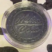 Nuka Cola Vault 22 26 Gram .999 Silver Medal Look !