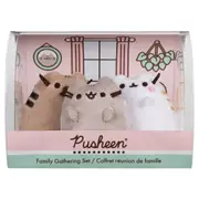 Pusheen - Family Gathering Collector Set, 3-Piece 9cm Mini Plush Characters, Polyester, Ages 8+