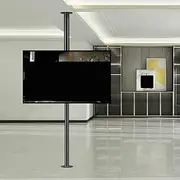 LCD TV Floor Stand - Universal TV Floor Stand, Adjustable Ceiling TV Mount Bracket, 360 Degree Rotatable LCD TV Frame Floor Stand, Swivel Tilt Swivel TV Stand, Ceiling TV Mount S,110135cm