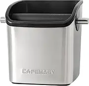 Coffee Knock Box Espresso Accessories - Home Use Small Coffee Puck Knock Box Stainless Steel for Espresso Machine Coffee Grounds