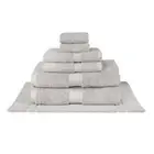 MILDTOUCH 100% Combed Cotton Bath Towels Silver